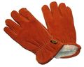 G F 6454l-3 Suede Cowhide Leather Gloves With Pile Lined Winter Must Have 3-pair Large 