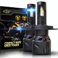 Cougar Motor H4 Led Bulbs 9003 Light Bulb 18000lm 6500k Cool White Fog Lights Plug And Play Pack Of 2 