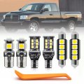 11pcs Led Interior Lights Bulb Kit For Dodge Dakota 2005 2006 2007 2008 2009 2011 Super Bright 6000k White Bulbs Map Dome Glove