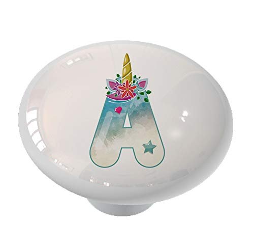 Gotham Decor Unicorn Letter A Drawer Cabinet Knob
