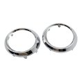 Secosautoparts Chrome Trim Rings Pair Fog Light Lamp Bezel Cover Compatible With Toyota Sienna Se 2011 2012 2013 2014 2015 2016