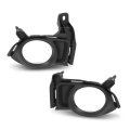 Front Fog Light Bezel For Toyota Highlander 2014 2015 2016 Black Pp Plastic Pair To1039178 To1038178 814810e160 814820e160 