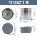 Trailer Axle Bearing Protector 1 98 Inch Stainless Steel With Silicone Dust Cap For Boat Pair Wheel Protectors