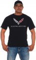 Jh Design Group Men S Chevy Corvette C7 Crew Neck T-shirt In Black Gray Red 3x Tee 1