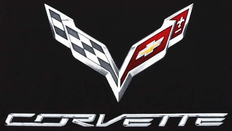 Jh Design Group Men S Chevy Corvette C7 Crew Neck T-shirt In Black Gray Red 3x Tee 1