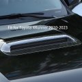 Ozukyn Exterior Car Accessories Fit For Toyota 4runner 2010-2023 Front Hood Scoop Vent Cover Bonnet Trim Abs Carbon Fiber Grain