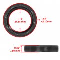 Caltric Rear Axle Housing Oil Seal Compatible With Kawasaki Left Right Bayou 400 Klf400b 4x4 1993-1999 250 Klf250a 2003-2011