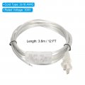 Uxcell 12ft 18 2 Lamp Cord With Switch 300v Electronic Wire Insulated Heat Resistant Electronical Flexible Cable For Led Audio
