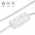 Uxcell 12ft 18 2 Lamp Cord With Switch 300v Electronic Wire Insulated Heat Resistant Electronical Flexible Cable For Led Audio