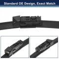 1 Pair 24 18 Front Windshield Wiper Blade For Mazda Cx-5 Cx-9 2017-2023 Windscreen Oe Replacement Set All-seasons Top-lock Not