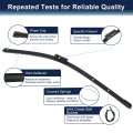 1 Pair 24 18 Front Windshield Wiper Blade For Mazda Cx-5 Cx-9 2017-2023 Windscreen Oe Replacement Set All-seasons Top-lock Not
