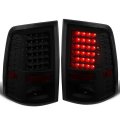 Auto Dynasty I 2pcs Full Led Rear Tail Lights Brake Lamps For Dodge Ram 1500 2500 3500 09-17 Driver And Passenger Side Black