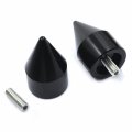 Hongk- Spike Bar Ends Compatible With Kawasaki Ninja 250 500 Zx600 Zx6 636 Zzr600 Zx6r Zx6rr Black B01bw4s9hs