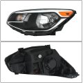 Headlight Assembly Replacement For Kia Soul 2014-2019 Headlights Halogen Set Driver Side Lh