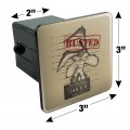 Looney Tunes Wile E Coyote Busted Tow Trailer Hitch Cover Plug Insert