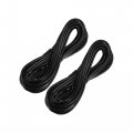 2 Pcs 6 Pin 19 69ft 600cm Backup Camera Extension Cable Dash Cord Wires Car Rear View 