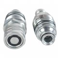 6679837 Male Female Flat Face Coupler Kit Hydraulic Quick Connect Thread Replacement For Bobcat S130 S150 S160 S175 S185 S205