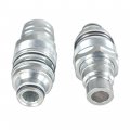 6679837 Male Female Flat Face Coupler Kit Hydraulic Quick Connect Thread Replacement For Bobcat S130 S150 S160 S175 S185 S205