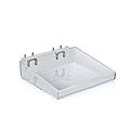 Azar Displays 556088 8 W X 7 D Open Tray For Pegboard And Slatwall 2 Pack 
