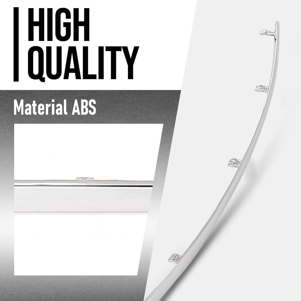 Rear Bumper Trim Pair For Benz E350 E550 Base Convertible 2-door 2011-2013 Fit Coupe 2010-2013 2078852121 2078852221 Silver
