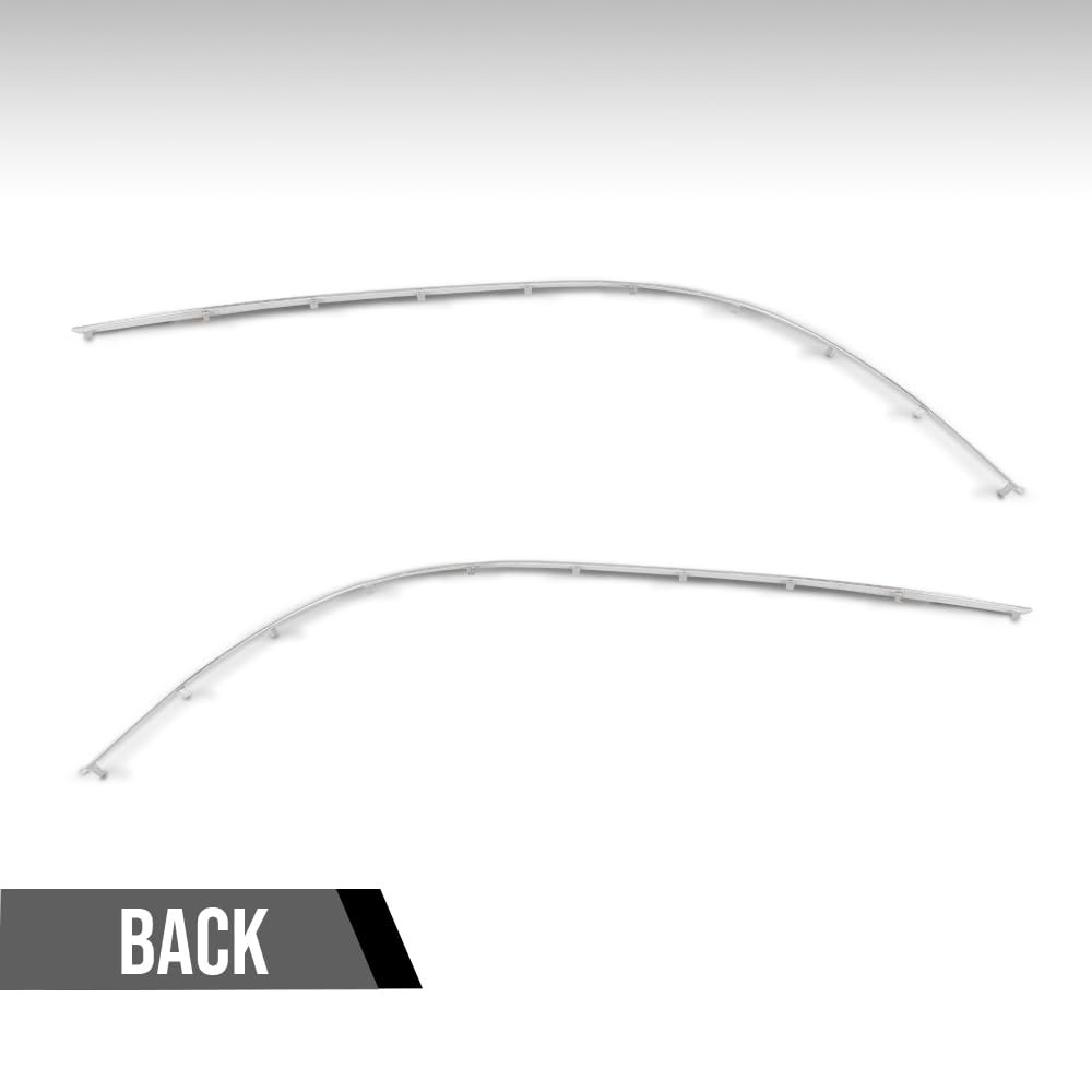 Rear Bumper Trim Pair For Benz E350 E550 Base Convertible 2-door 2011-2013 Fit Coupe 2010-2013 2078852121 2078852221 Silver