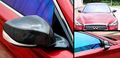 For 2014-2018 Infiniti Q50 Q50s Direct Add-on Carbon Fiber Side Mirror Cover Caps Pair