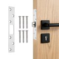 Door Strike Plate 6 Inch Security Latch Deadbolt Plates Backplate With Screws For Interior Doors Exterior Silver 