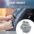 A Absopro Turn Signal Pointer Light Bulb Socket 33302s5aa01 For Acura Rdx 2007-2015 Plastic Gray Set Of 2