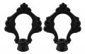 Urbanest Set Of 2 Seton Lamp Finial 9 16-inch Tall Matte Black 