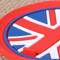 3pcs Red Union Jack Anti-slip Cup Mat For Mini Cooper R55 R56 R57 R58 R59