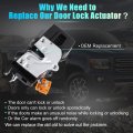 X Autohaux Power Door Lock Actuator Motor Front Right Side For Pontiac G6 2005-2009 931-353 20819385 25898354 25923530 Black