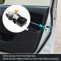 X Autohaux Power Door Lock Actuator Motor Front Right Side For Pontiac G6 2005-2009 931-353 20819385 25898354 25923530 Black