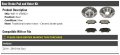 Rear Ceramic Brake Pads And Rotor Kit Compatible With 2014-2016 Kia Soul