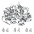 Uxcell Universal 50pcs Metal Screw Fastener Door Pannel U-type Clips Rivets For Car