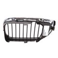 Carpartsdepot Front Passenger Side Chrome Outer Frame Grille Black Inner Insert Rh 400-121001-02 Bm1200127 51137030546 