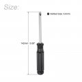 Uxcell Mini Slotted Screwdriver 5 0mm Flat Head With Black Handle For Small Appliances Pcs
