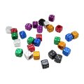 28pcs 7 Color Metal Dice Wheel Tire Valve Cap Car Bike Stem Caps Universal