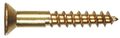 The Hillman Group 1917 6 X 1-1 4 Brass Flat Head Slotted Wood Screw 20-pack 