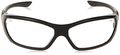 Crews Forceflex Ff120 Safety Glasses Ballisitic Clear Lens And Opaque Black Frame 1 Pair 