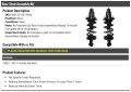Rear Strut And Coil Spring Assembly Set Of 2 Compatible With 2003-2011 Honda Element
