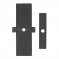Gear Shift Panel Cover Akozon Car Dust 2pcs Lever Trim Strip 8015a066 Replacement For Mitsubishi Pajero V93 V80 V87 V97 