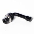 Circuit Performance Vs90 Black Bent 90 Degree Angled Aluminum Bolt-in Valve Stems Set Of 4