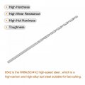 6542 High Speed Steel Straight Shank Twist Extra Long Drill Bit Uncoated 4 2mm Diameter 160mm Length