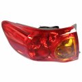 Driver Side Outer Rear Brake Tail Light Assembly Replacement For 2009 2010 Toyota Corolla Red Lens Left Lamp 8156002460
