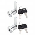 Uxcell Cam Lock 1 Cylinder Length Cabinet Locks With No 3 Fits On 5 8 Max Thick Panel Keyed Different Zinc Alloy Secure File