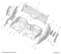Polaris 5452208-070 Panel-closeoff Rear Upper Blk General 1000