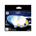 Ge Led Light Bulbs 60 Watt Soft White G25 Globe Frosted Medium Base 2 Pack