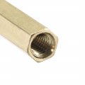 Uxcell M6x50mm Female-female Hex Brass Pcb Motherboard Spacer Standoff For Fpv Drone Quadcopter Computer Circuit Board 5pcs