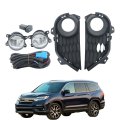 Front Fog Light Lamps Assembly Replacement For Pilot 2019 2020 2021 2022 Left And Right Side Pair Led Clear Lens Ho2592136 
