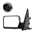 Tow Mirror Driver S Side Suitable For 2004 2005 2006d For F150 Pickup Truck With Power Adjusted Heated Turn Signal Light Black